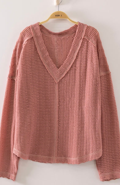 Kepper Waffle Top - 5 Colors