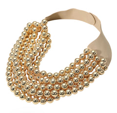 Firefly Gold Bead Necklace