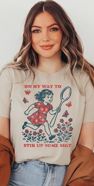 On My Way Vintage Tee