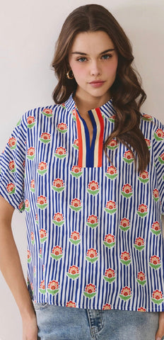 Watercolor Summer Top