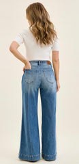 Judy Blue Liza Palazzo Jeans - Regular and Short Lengths