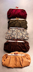 Aura Suede Clutch - 5 Colors