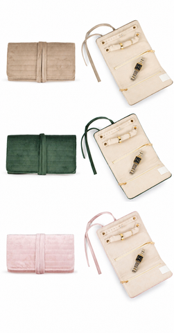 Emily Jewelry Roll - 3 Colors