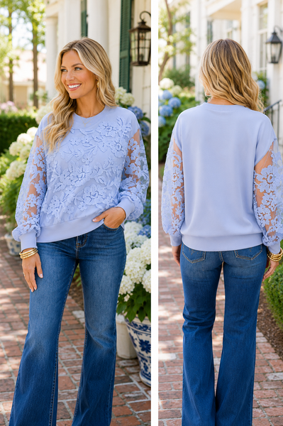Sheer Beauty Floral Top