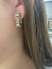 Natural Elements Pave Earrings