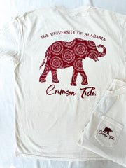 Alabama Circle Elephant T-Shirt - Unisex
