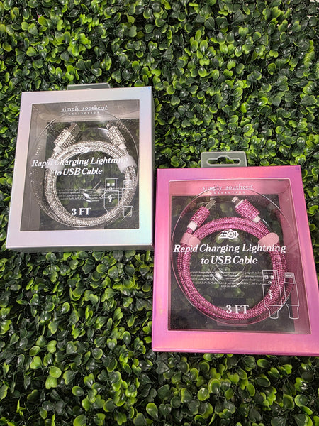 Simply Southern Sparkle USB Charger-2 Colors