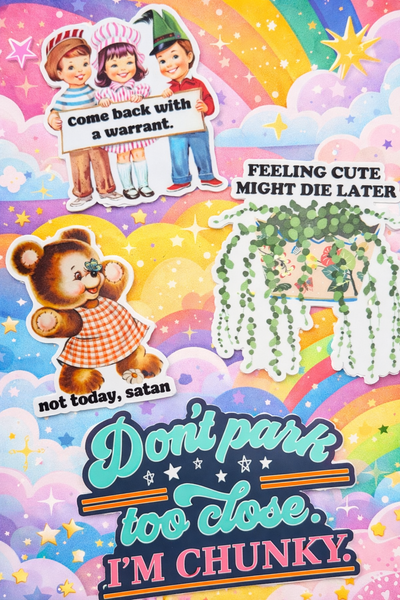 Fun New Stickers - 4 Kinds