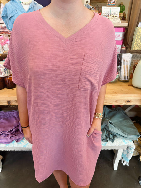 Anna Woven Airflow Dress-4 Colors