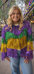 Mardi Gras Tinsel Jacket