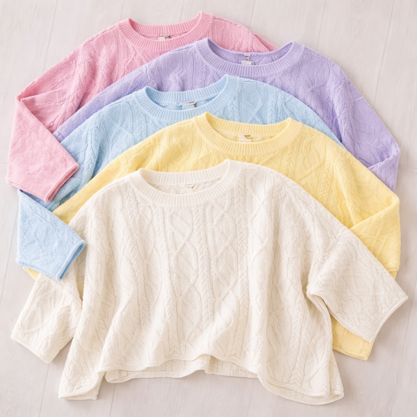 Sailor Knot Sweater - 5 Spring Colors