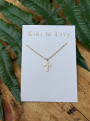 Bling Cross Necklace