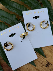 Bling Huggie Earrings