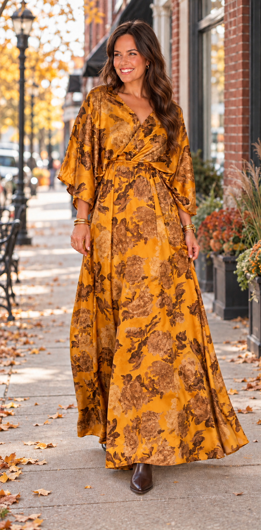 Golden Phlox Dress