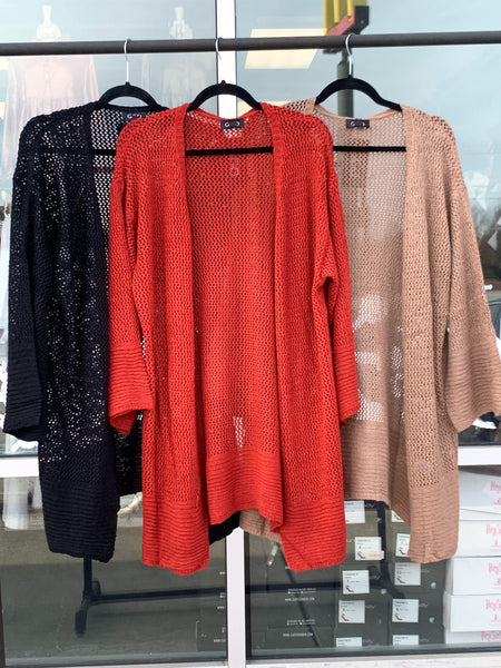 LaLa Sweater Cardigan - 3 Colors