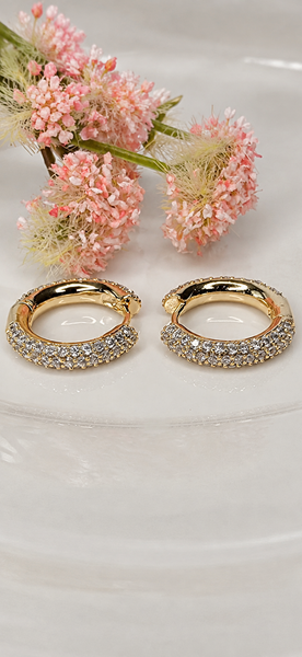 Bedazzled Clicker Hoops