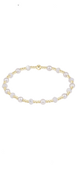 enewton - sincerity gemstone & pearl 4mm bracelet - mother of pearl