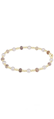 enewton - sincerity gemstone & pearl 4mm bracelet - botswana agate