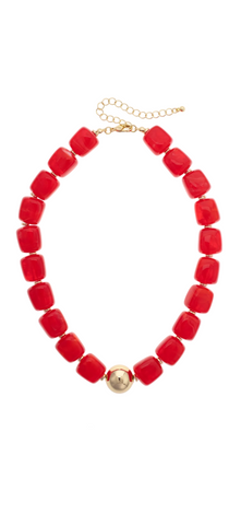 Palermo Resin Beaded Necklace - 4 Colors