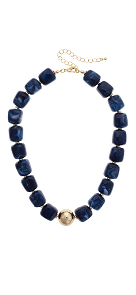 Palermo Resin Beaded Necklace - 4 Colors