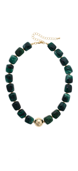 Palermo Resin Beaded Necklace - 4 Colors