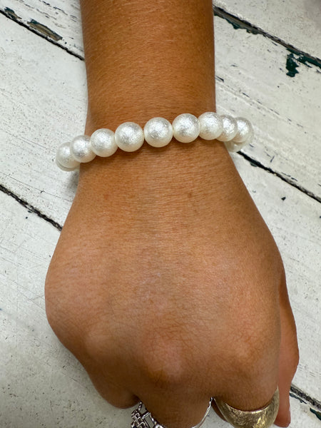 Michelle McDowell Pearl Stretch Bracelets - 6 Varieties