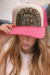 Iconic Feather Trucker Hats - 7 Colors