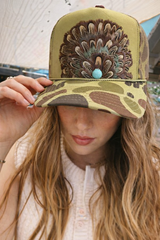 Iconic Feather Trucker Hats - 7 Colors