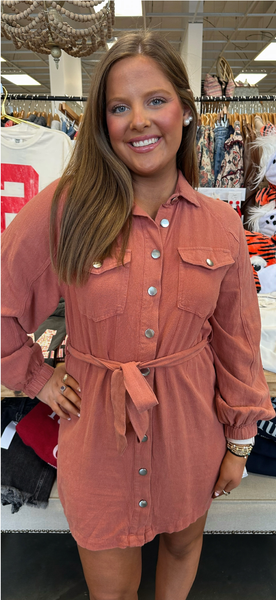 Yolanda Shirt Dress - 2 Colors