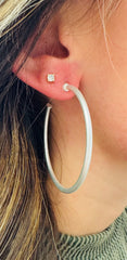 Charleston Silver Hoops