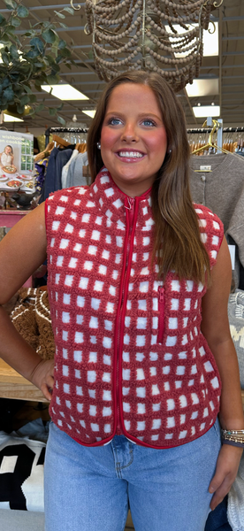 Verity Checkered Vest - 2 Colors