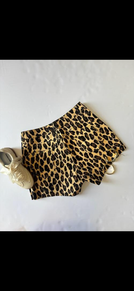 Cat Call Leopard Shorts