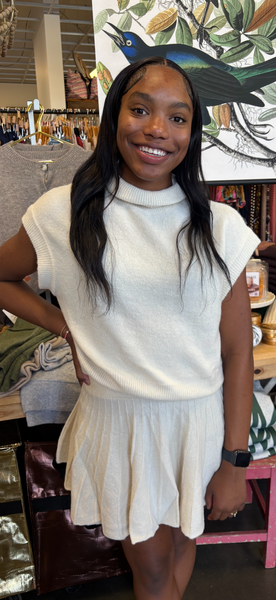 Trixie Sweater Skirt Set - 3 Colors