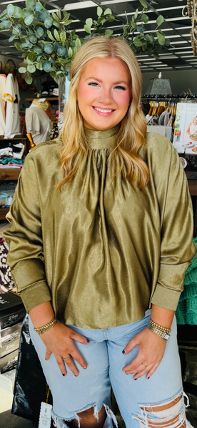 Harper Satin Blouse - 2 Colors