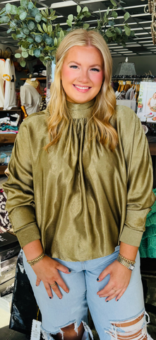 Harper Satin Blouse - 2 Colors