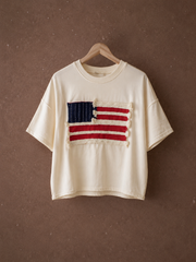 United We Stand Braided Flag Tee