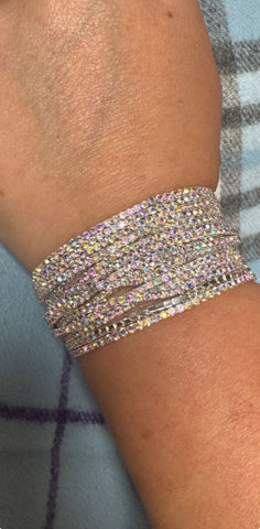 Lola Set of 15 Rhinestone Bracelets