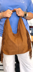 Sahara Fringe Hobo Purse