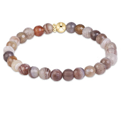 enewton - classic gemstone 6mm bracelet - botswana agate