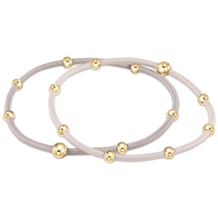 enewton "e"ssentials bracelet stack of 2 - neutral set - Dove