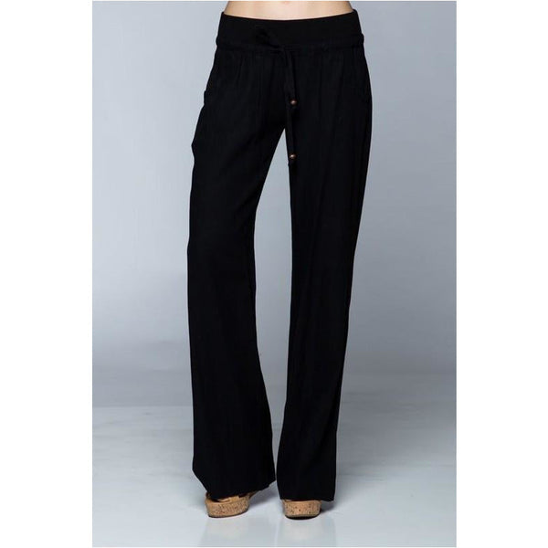 Daphne Linen Tie Waist Pants - 4 Colors