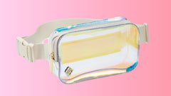 Kendra Scott Clear Belt Bag - Clear Iridescent