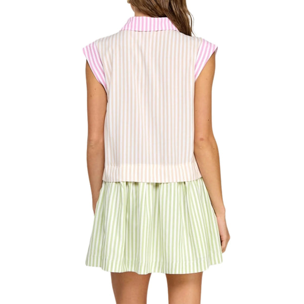 Gabrielle Striped Dress