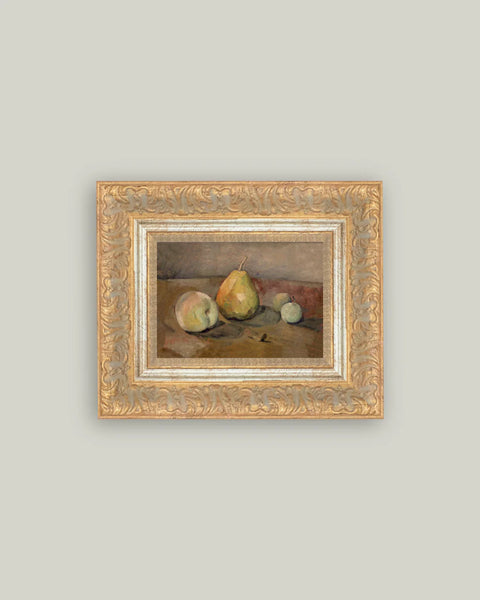Framed Pears and Apples
