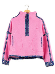Simply Southern Eileen Blush Sherpa Pullover