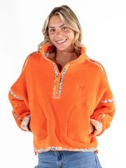 Simply Southern Eileen Tiger Sherpa Pullover