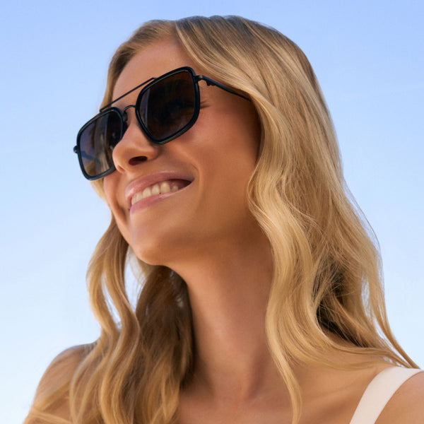 Diff Jordan Black + Grey Polarized Sunglasses