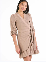 Simply Southern Ribbed Wrap Dress