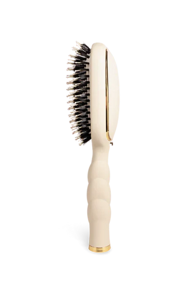 Teleties Boar Bristle Hair Brush - Tan
