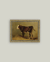 Framed Vintage Calf